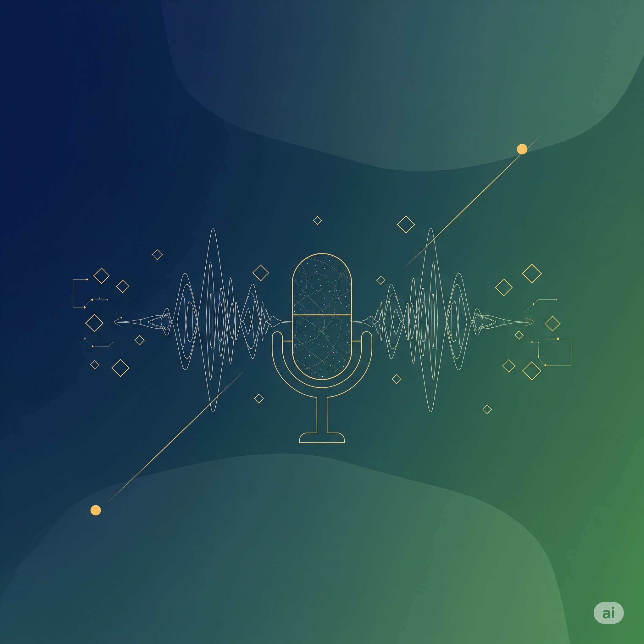 A stylized image of a microphone representing the Burstcast webinar format